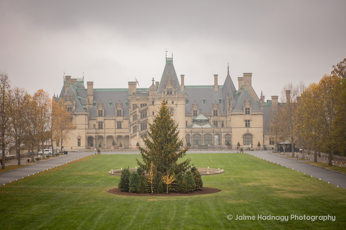 Rainy Day at The Biltmore Estate in Asheville
