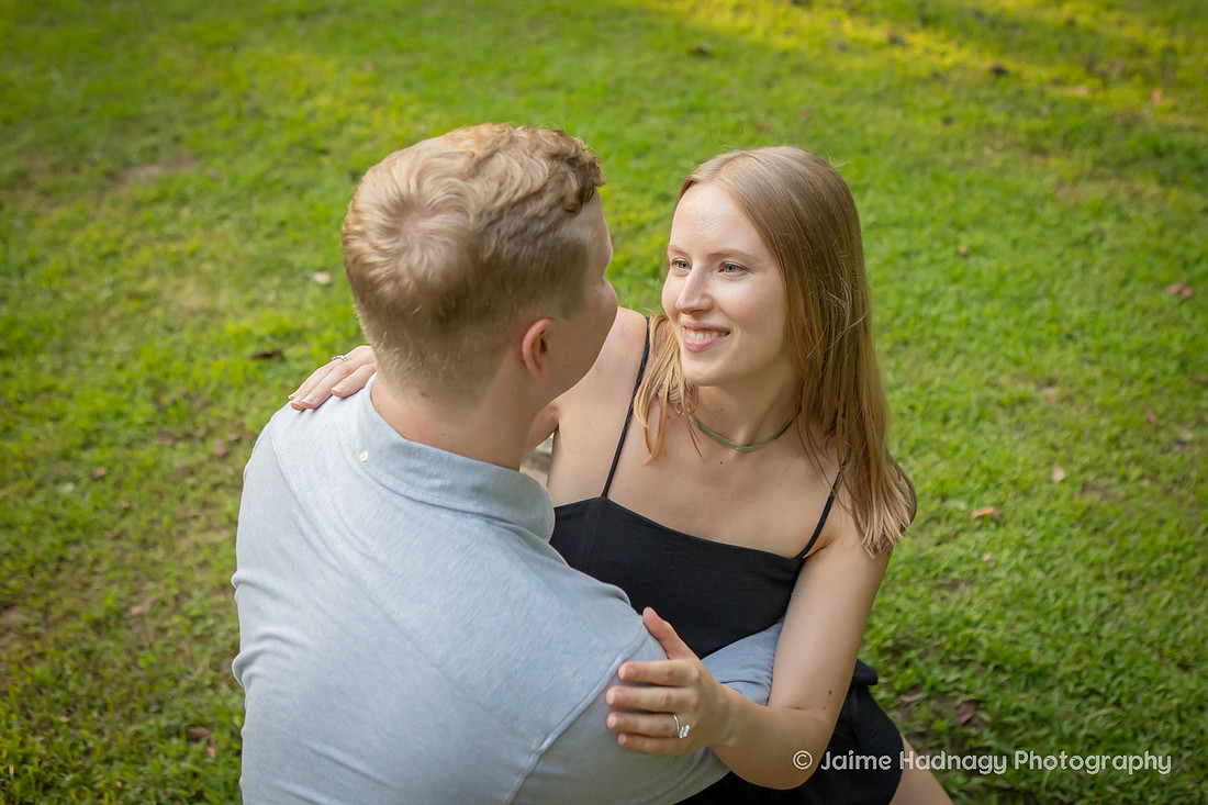 Asheville Engagement Photogrpaher | Botanical Gardens Couples Photos