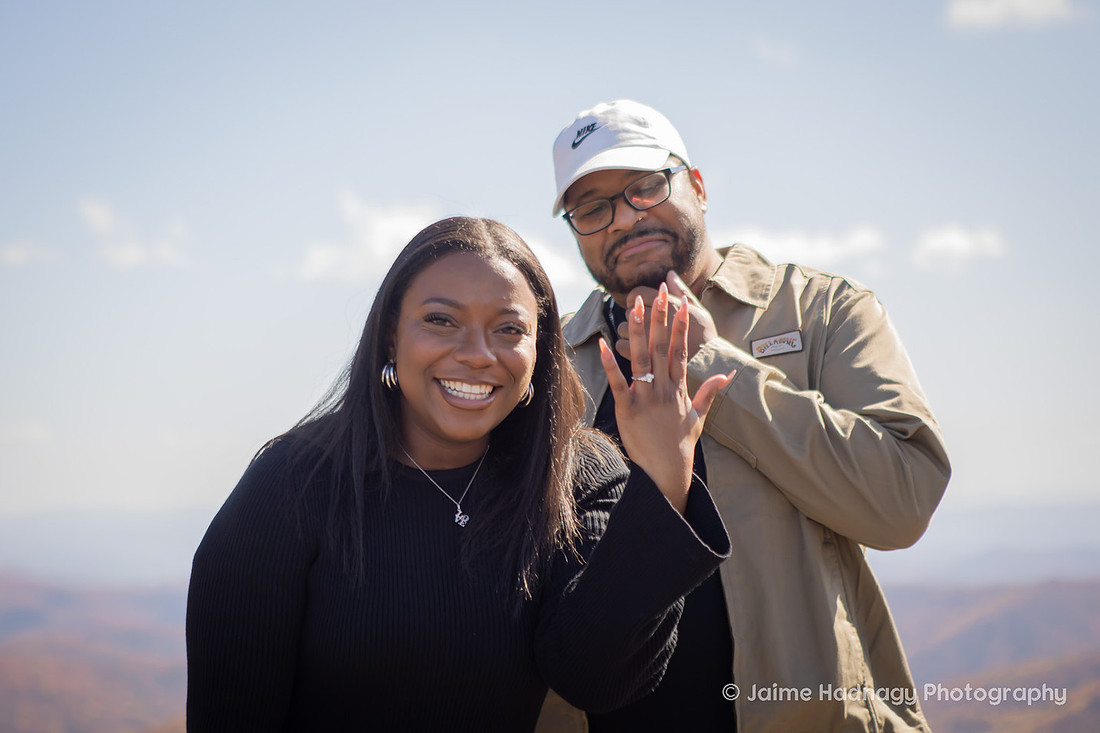 Parkway Engagement | Asheville Proposal Photographer