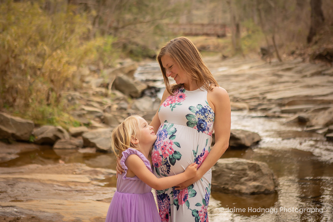 Playful Maternity Family Photoshoot | Asheville Baby Photographer