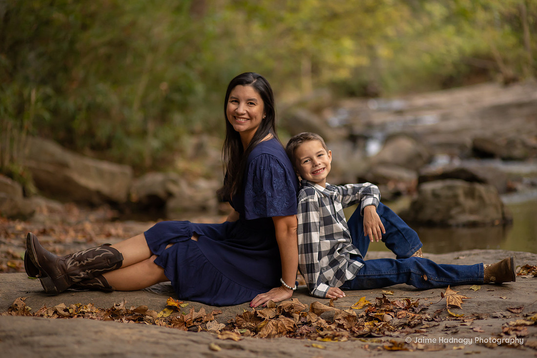 Portrait of Mother and Son | Asheville Family Photographer