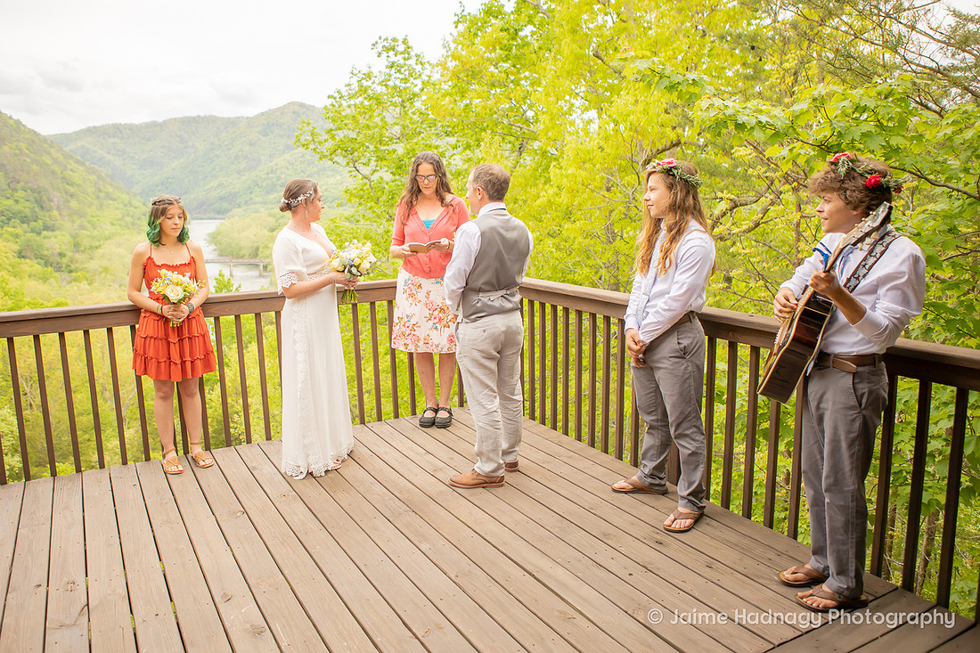 Intimate Elopement Photographer Hot Springs NC
