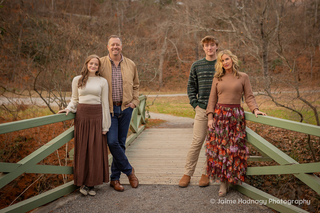 Outdoor Fall Family Photos in Asheville
