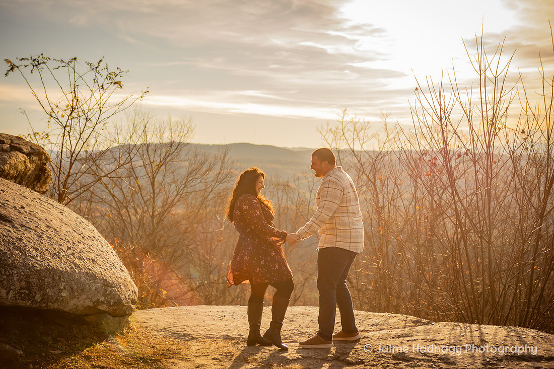 Fun Engagement Session in the Mountains of Western NC | Asheville Photographer