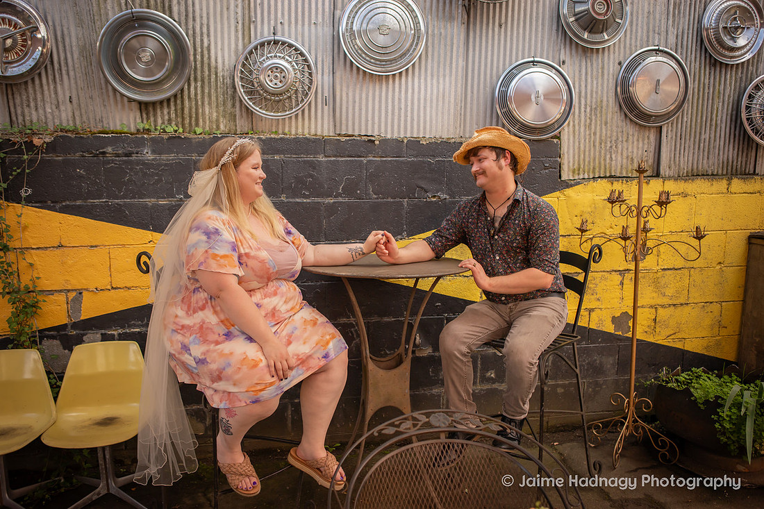 Getting Married at Fleetwoods Rock n Roll Chapel | Asheville Elopement Photographer