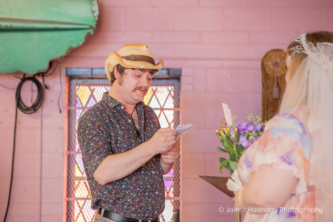 Artistic Wedding At Fleetwoods Rock N ROll Chapel | Asheville Elopement Photographer