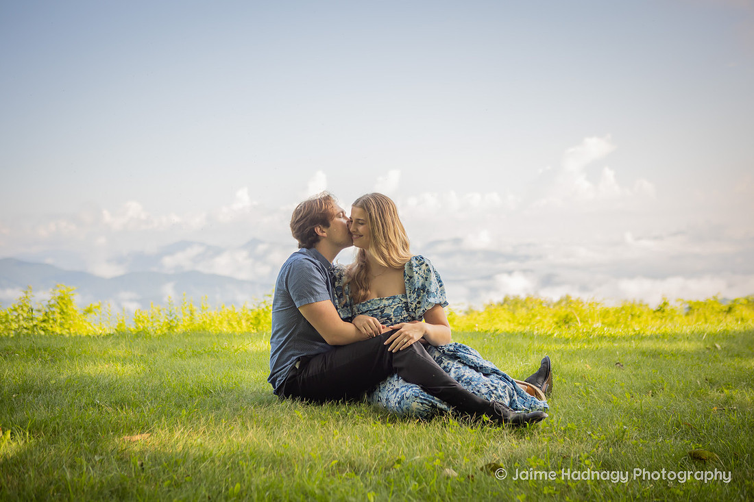 Asheville Engagement Photography Session in the Mountains 
