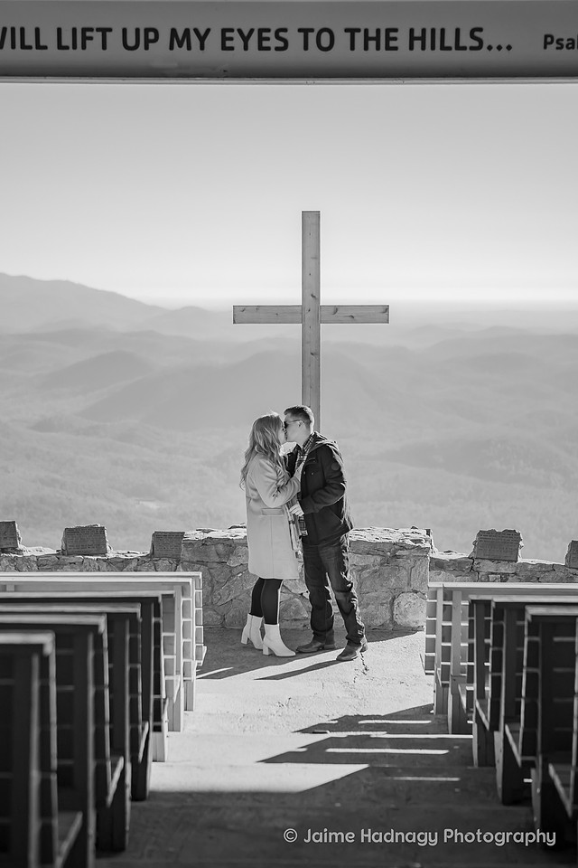 Engagement Photos at Pretty Place | Asheville Photographer
