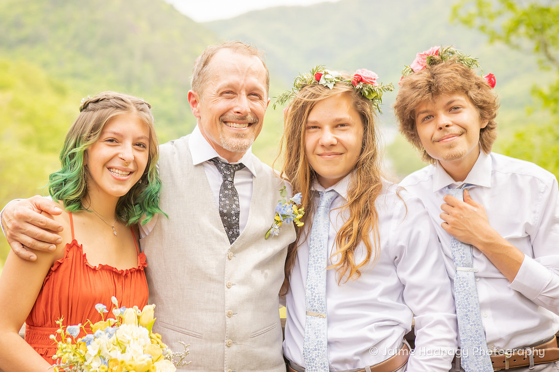 Asheville Elopement Photographer | Hot Springs NC Micro Wedding