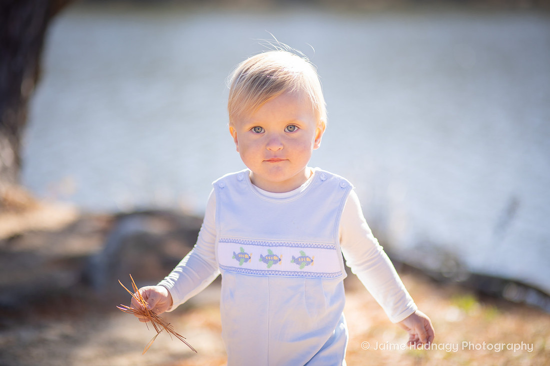 Family Photography in Asheville with One Year Old at Beaver Lake and the Bird Sanctuary