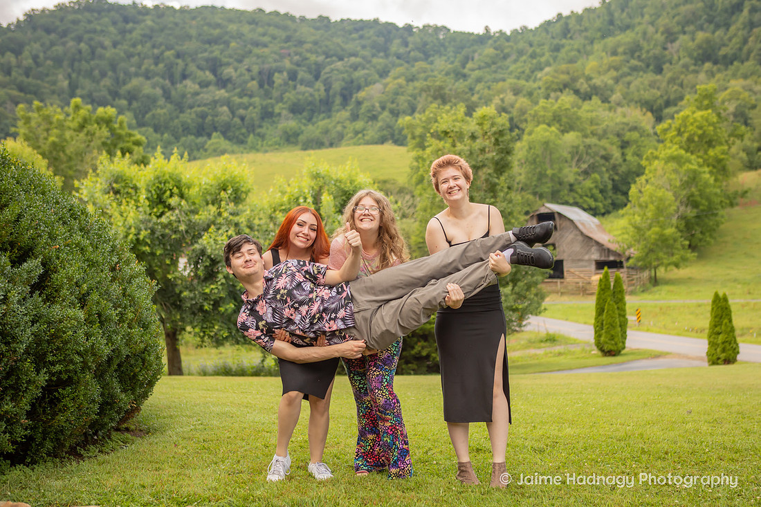 Playful Family photo session | Asheville Photographer