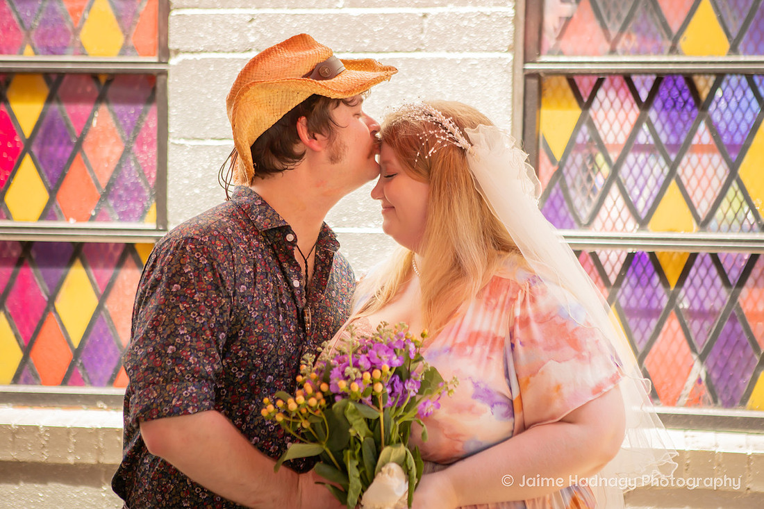 Getting Married at Fleetwoods Rock n Roll Chapel | Asheville Elopement Photographer