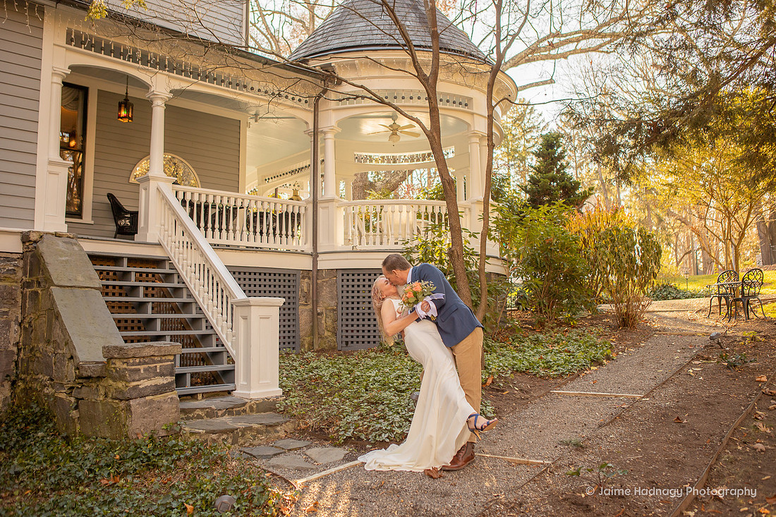 Asheville wedding day photography at The Wright Inn and Carriage House | Elopement Photographer