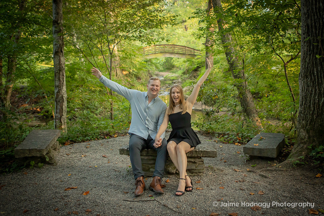 Asheville Engagement Photogrpaher | Botanical Gardens Couples Photos