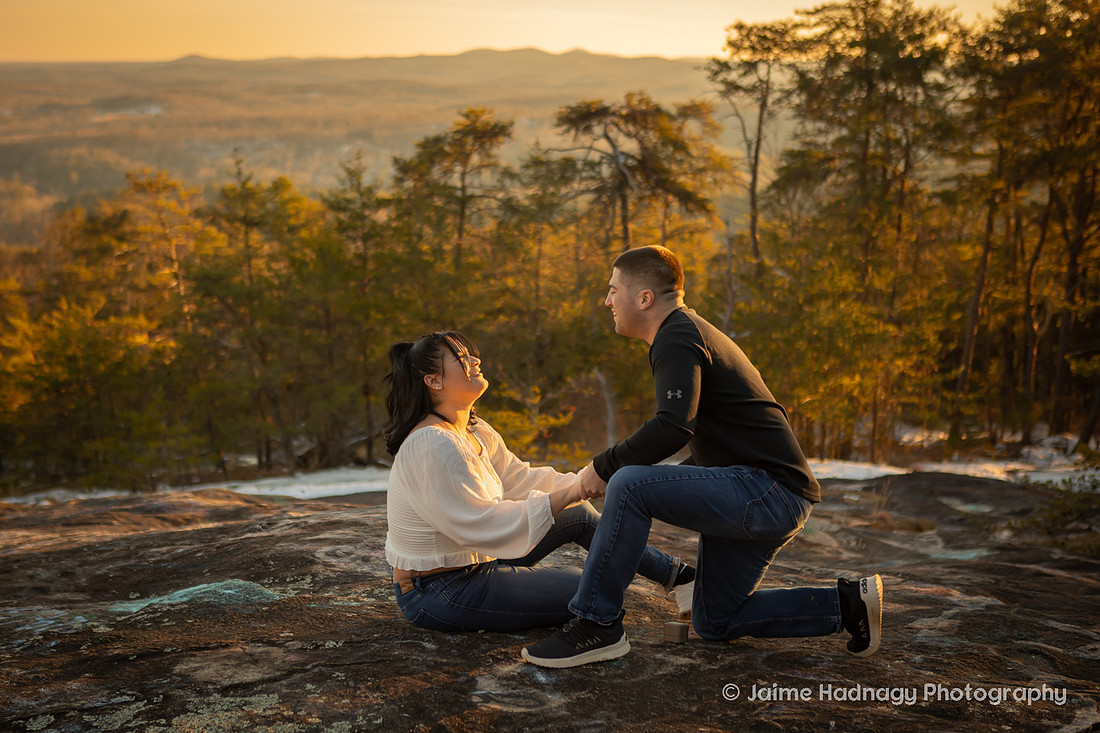 Beautiful Mountain Engagement Session | Asheville Proposal Photographer