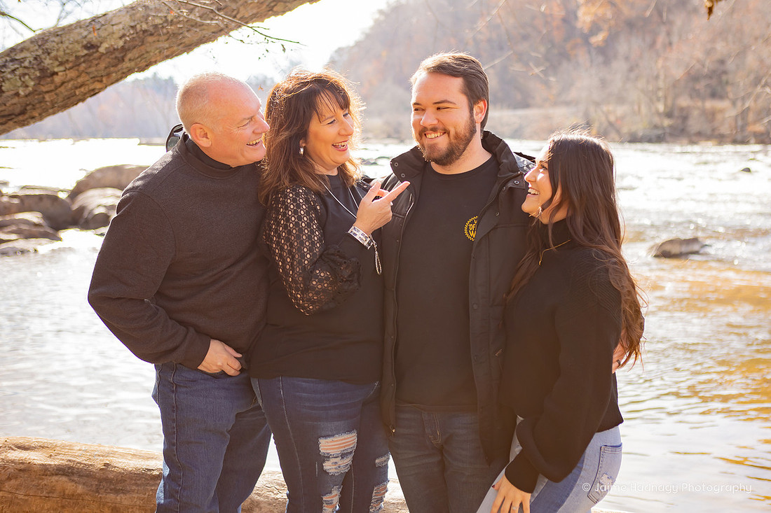 Outdoor Family Photography in Nature on the French Broad River | Asheville Photographer