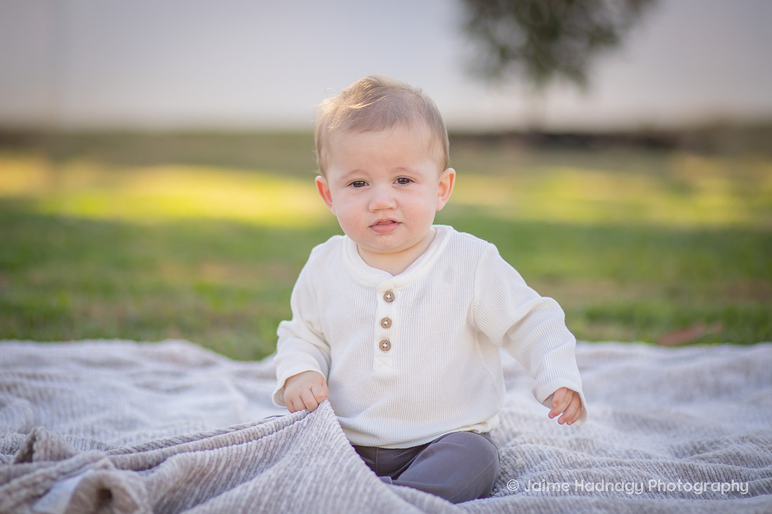 Outdoor Baby Portrait | Asheville Family Photographer
