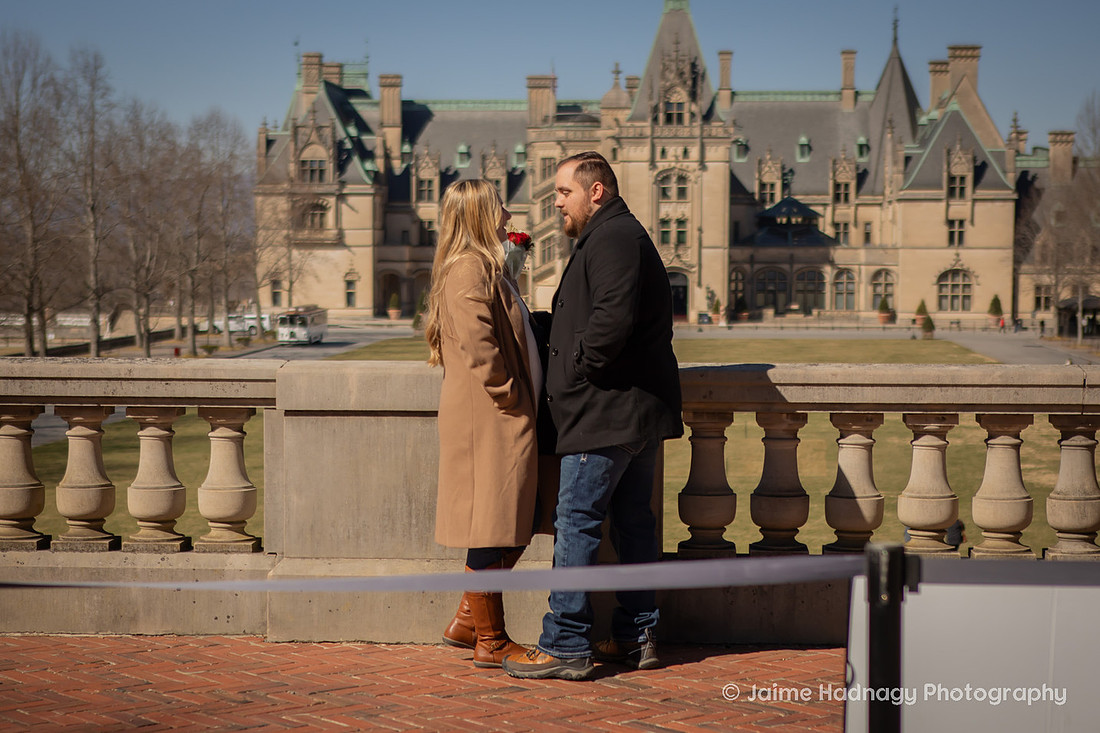 Surprise Proposal Photography at the Biltmore Estate