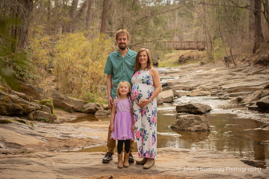 Playful Maternity Family Photoshoot | Asheville Baby Photographer