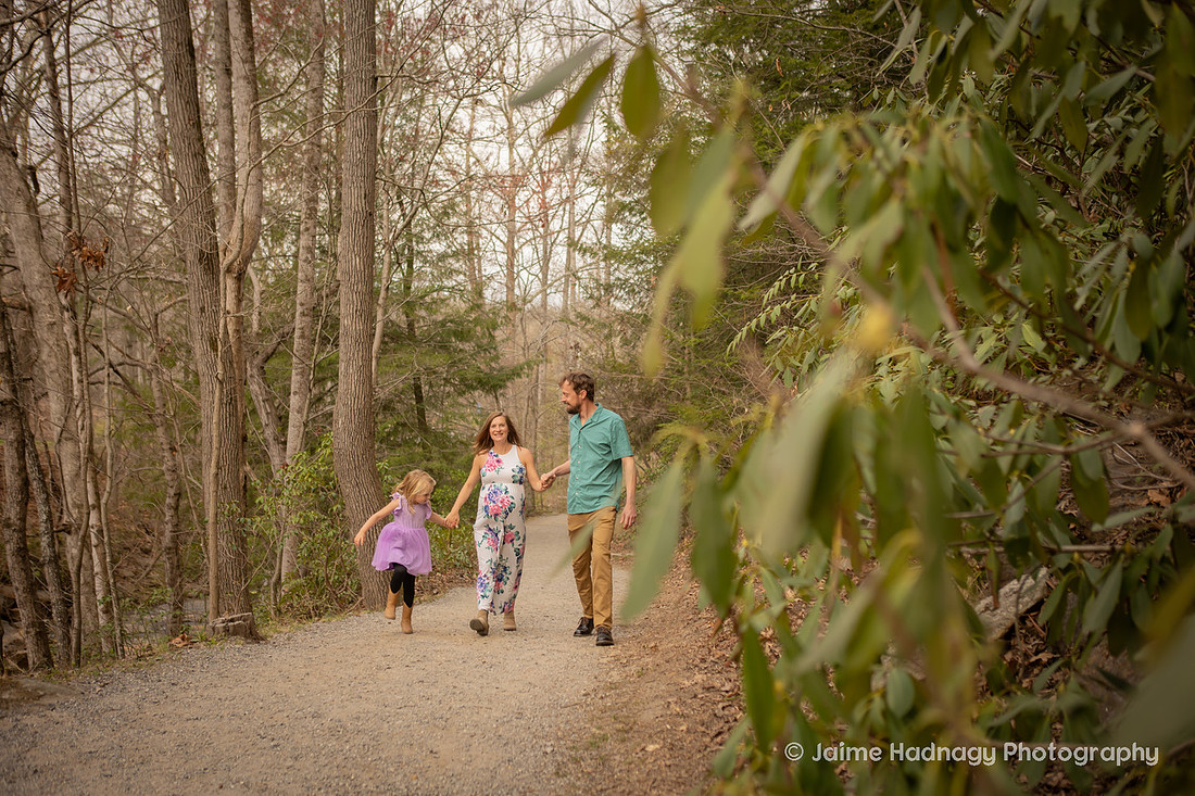 Playful Maternity Family Photoshoot | Asheville Baby Photographer