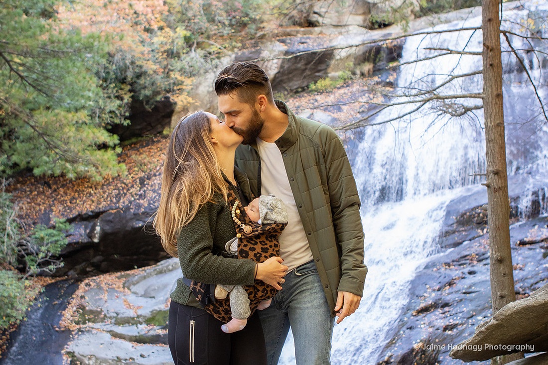 Engagement Photography | Surprise Proposal Photographer Western North Carolina Mountains and Waterfalls