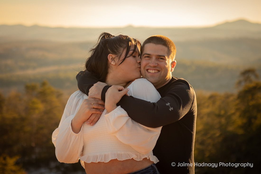 Engagement Photos at Bald Rock | WNC Photographer