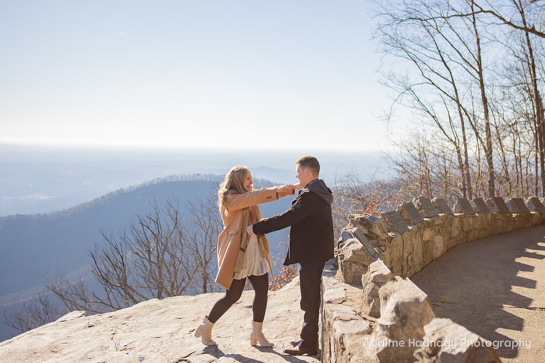 Asheville Engagement Photographer Goes to Pretty Place