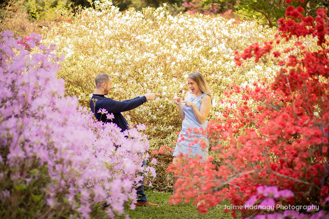 Asheville Engagement Photographer Session at Biltmore Estate Gardens