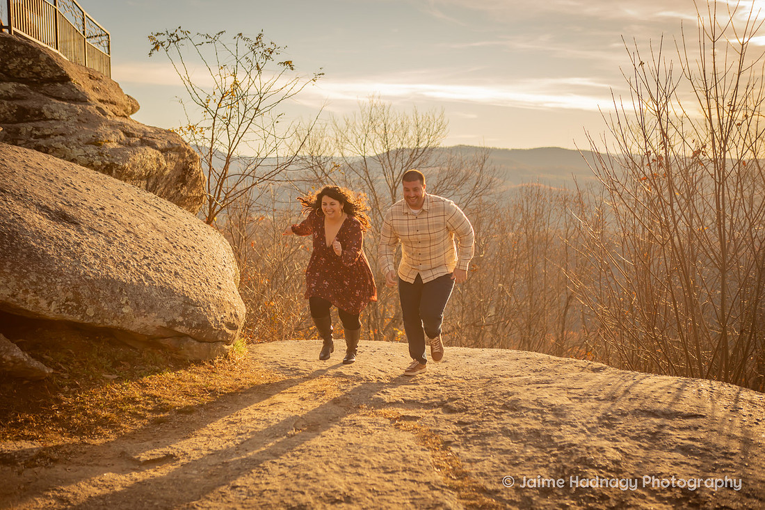 Fun Engagement Session in the Mountains of Western NC | Asheville Photographer