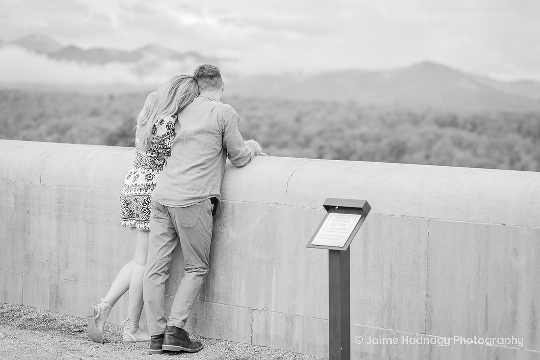 Engagement Photos in the Gardens at Biltmore Estate