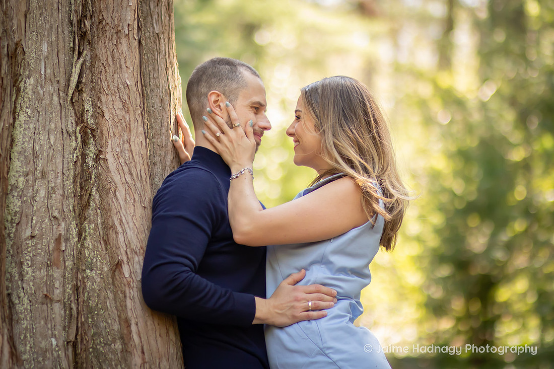 Engagement Photos in the Gardens of the Biltmore 