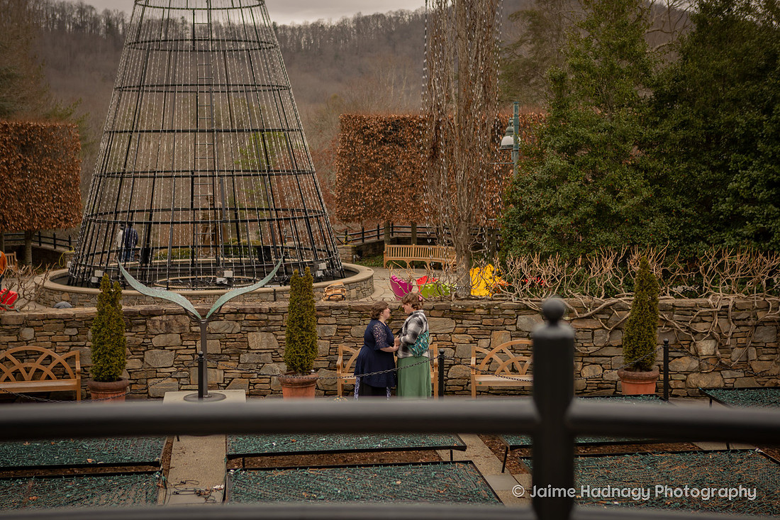 LGBTQ Surprise Proposal at Arboretum in Asheville | Photographer