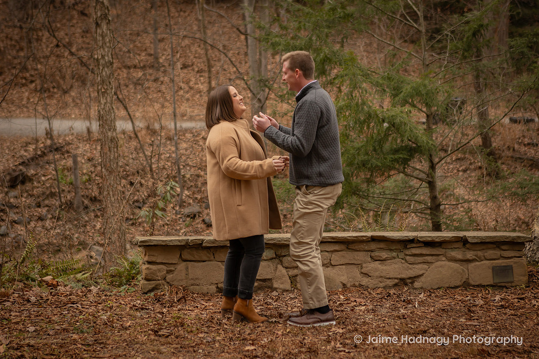 Surprise Proposal at the Botanical Gardens in Asheville | Engagement Photography