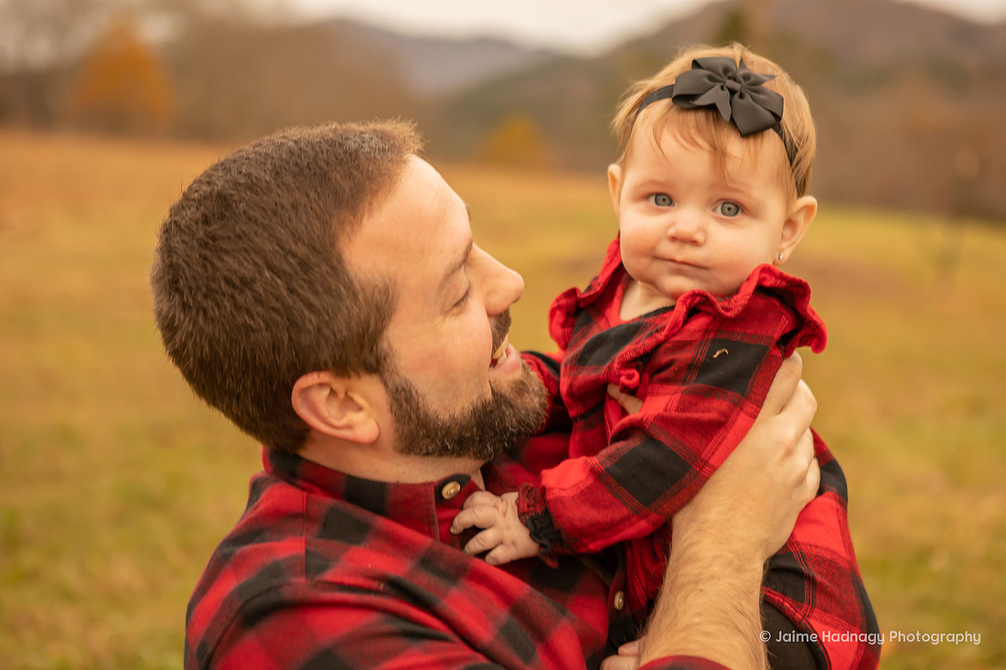 Daddy and Baby Photos | Asheville Family photographer