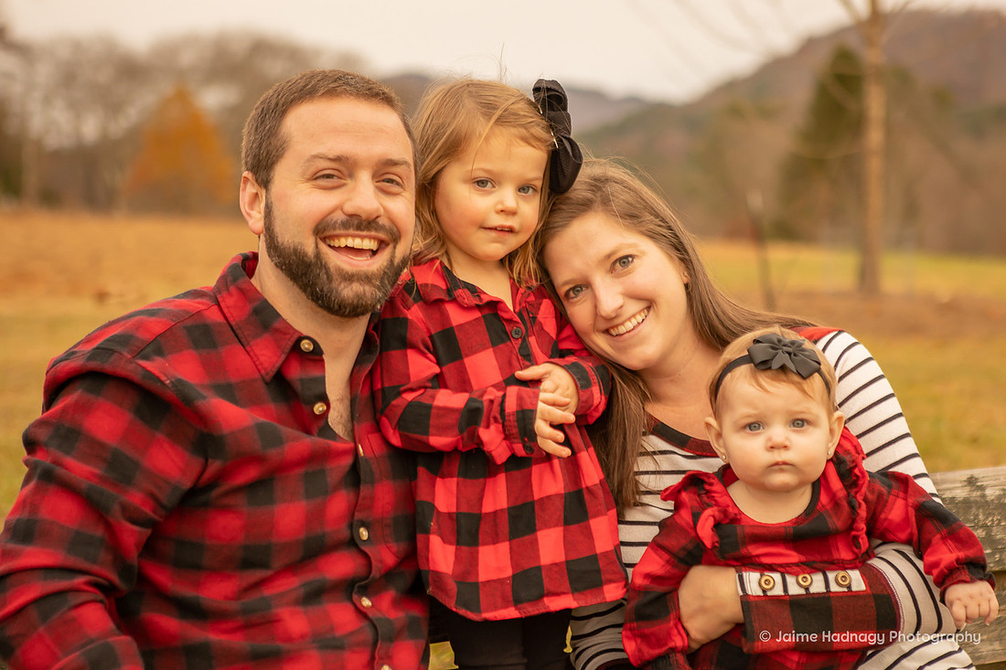 Cute Asheville Outdoor Family Photoshoot