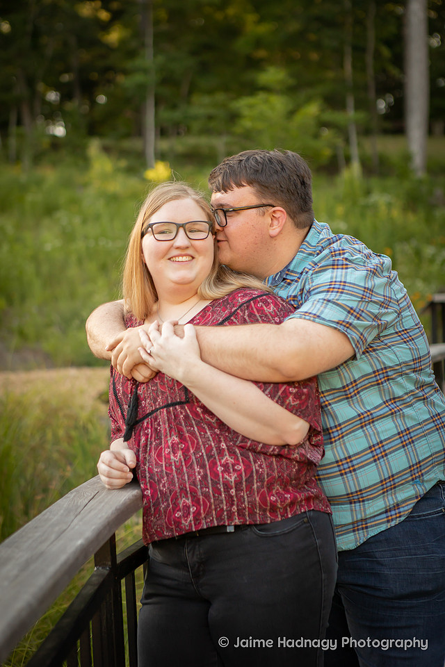 Asheville Engagement Photos at NC Arboretum