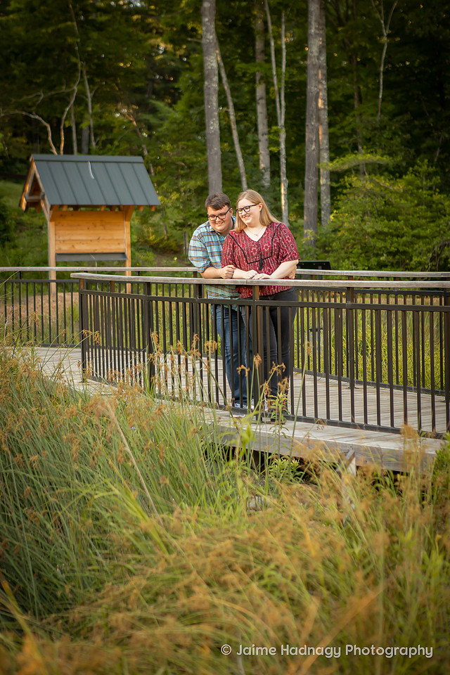 Engagement Session at NC Arboretum