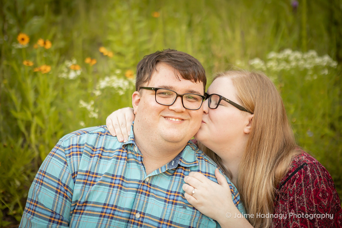 Asheville Engagement Photos at NC Arboretum