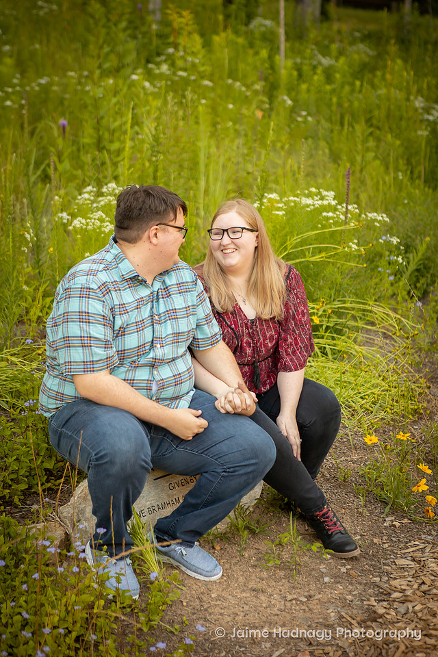 Cute Engagement Session at NC Arboretum in Asheville