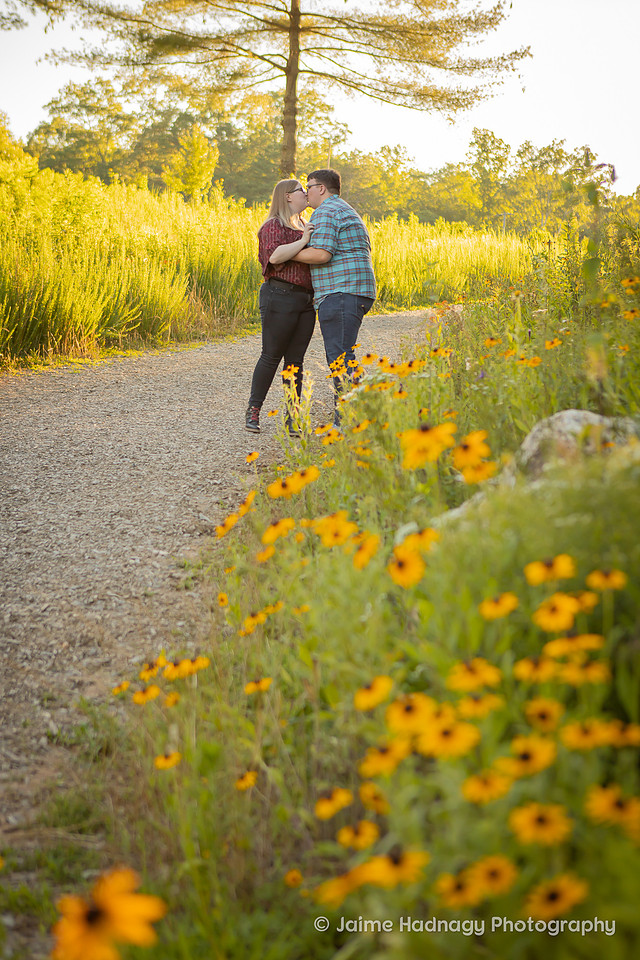 Cute Engagement Session at NC Arboretum in Asheville