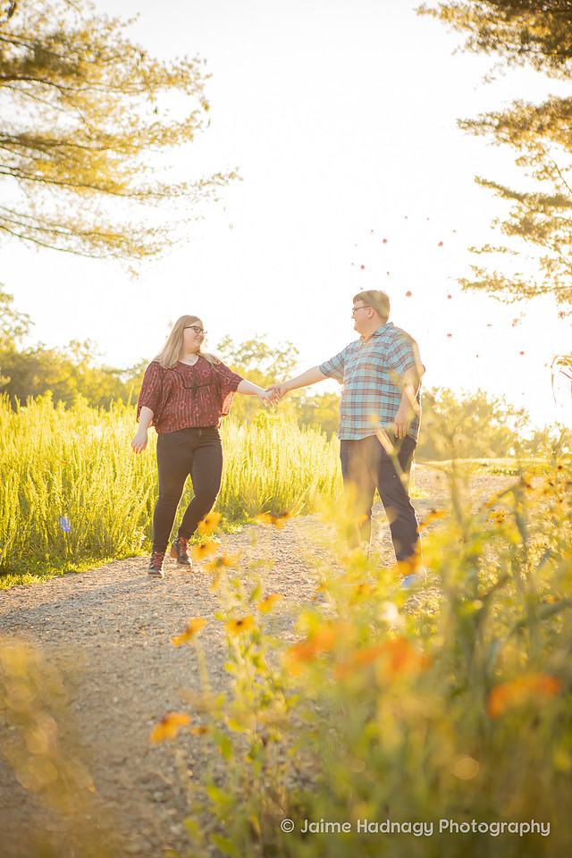 Cute Engagement Session at NC Arboretum in Asheville