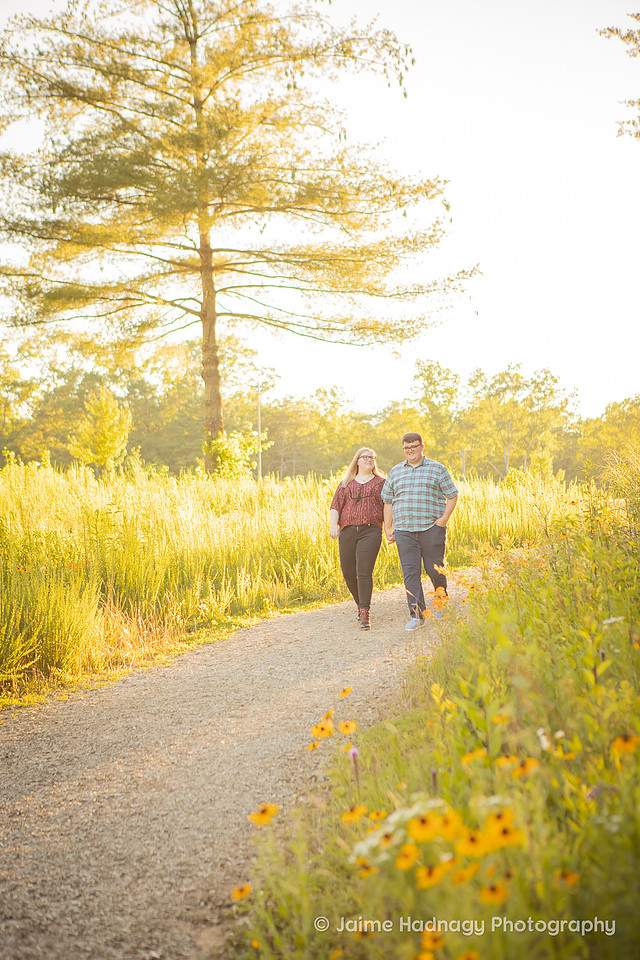 Cute Engagement Session at NC Arboretum in Asheville