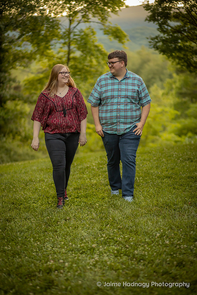 Cute Engagement Session at NC Arboretum in Asheville