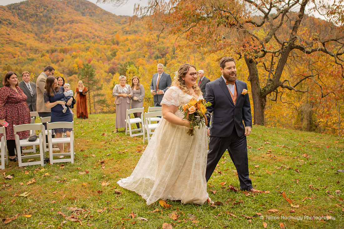Leaf Season  Autumn Wedding in NC | Asheville Photographer
