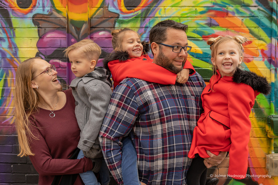 Fun Family Photo Shoot With Asheville Graffiti