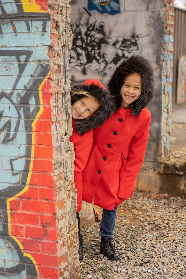 Asheville Children's Photographer Graffiti Photo Session
