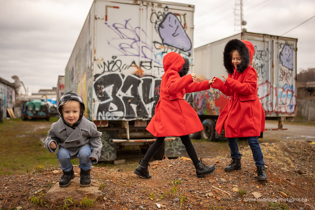 Urban Asheville Family Photos