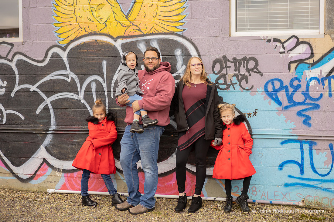 Urban Asheville Family Photos
