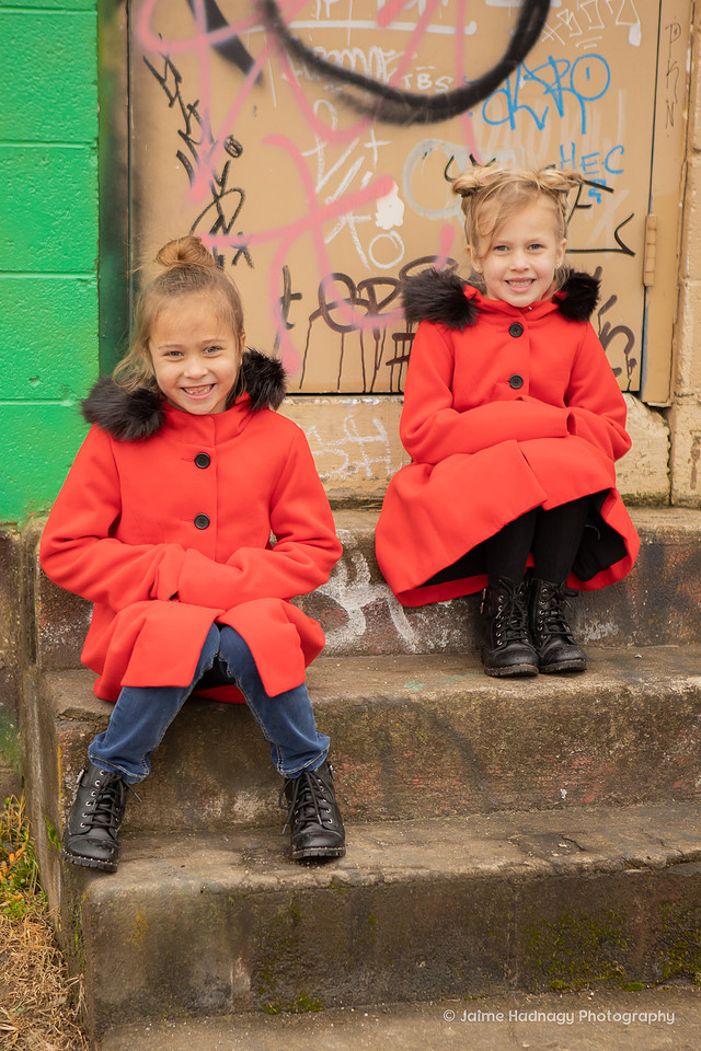 Asheville Children's Photographer Graffiti Photo Session