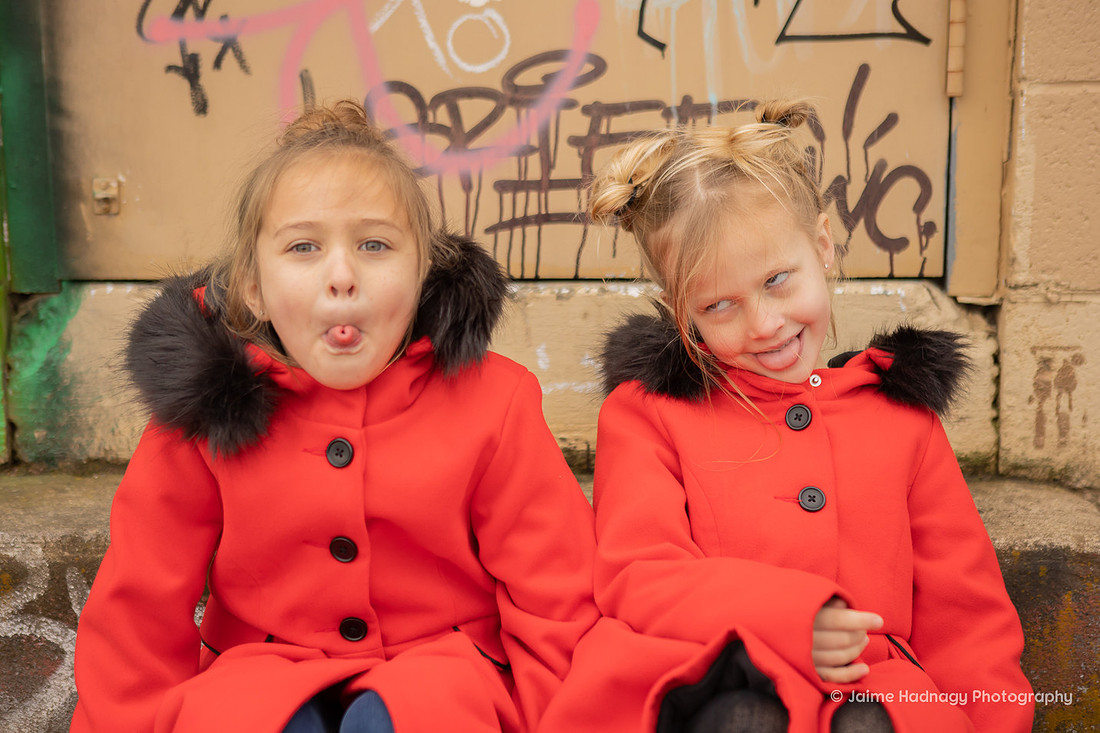 Asheville Children's Photographer Graffiti Photo Session
